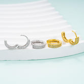 GL High Quality 925 Sterling Silver VVS Round Cut Moissanite Stud Earring